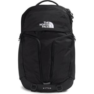 The North Face Surge Commuter Laptop Backpack | Daypack with Water Repellent Finish, 16″ Laptop Sleeve, Reflective Details, Meld Grey Dark Heather/TNF Black-NPF, One Size(Tnf Black/Tnf Black-npf)