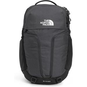 The North Face Surge Commuter Laptop Backpack | Daypack with Water Repellent Finish, 16″ Laptop Sleeve, Reflective Details, Meld Grey Dark Heather/TNF Black-NPF, One Size(Asphalt Grey Light Heather/Tnf Black-npf)