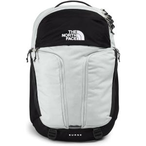 The North Face Surge Commuter Laptop Backpack | Daypack with Water Repellent Finish, 16″ Laptop Sleeve, Reflective Details, Meld Grey Dark Heather/TNF Black-NPF, One Size(Tin Grey Dark Heather/Tnf Black-npf)