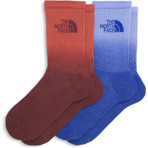 The North Face Unisex Everyday Dip Dye Crew Sock(Tnf Blue/White Dune/Mars Dust/Sumac)