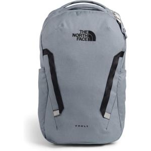 The North Face Vault Everyday Laptop Backpack | Commuter Travel Bag with Water-Repellent Finish, Spacious Main Compartment, TNF Black-NPF, One Size(Mid Grey Dark Heather/Tnf Black)