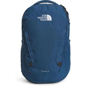The North Face Vault Everyday Laptop Backpack | Commuter Travel Bag with Water-Repellent Finish, Spacious Main Compartment, TNF Black-NPF, One Size(Shady Blue/Tnf White-npf)