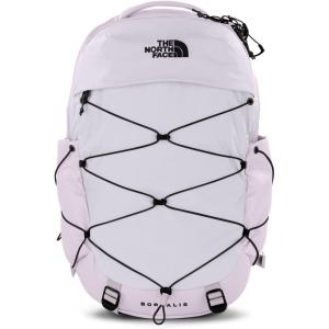 The North Face Women’s Borealis Commuter Laptop Backpack | Everyday Travel Bag with 16″ Laptop Sleeve, Women-Specific Fit, Reflective Details, TNF Black/TNF White-NPF, One Size(Lavender Fog/Tnf Black/)
