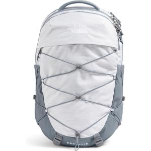 The North Face Women’s Borealis Commuter Laptop Backpack | Everyday Travel Bag with 16″ Laptop Sleeve, Women-Specific Fit, Reflective Details, TNF Black/TNF White-NPF, One Size(Tnf White Metallic Mélange/Mid Grey-npf)