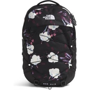 The North Face Women’s Borealis Commuter Laptop Backpack | Everyday Travel Bag with 16″ Laptop Sleeve, Women-Specific Fit, Reflective Details, TNF Black/TNF White-NPF, One Size(Tnf Black Winter Flowers Print)