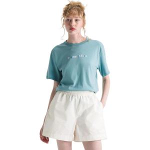 The North Face Womens Evolution Proud Short Sleeve Tee(Blue Eclipse)