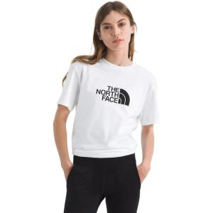 The North Face Womens Evolution Short Sleeve Half Dome Tee(Tnf White/Tnf Black)