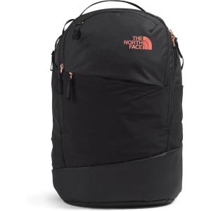 The North Face Women’s Isabella Transit Backpack | Commuter Travel Bag with 16″ Laptop Sleeve, Water-Repellent Finish, Women-Specific Fit, TNF Black Light Heather/Burnt Coral Metallic-NPF, One Size(Tnf Black Light Heather/Burnt Coral Metallic-npf)