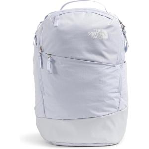 The North Face Women’s Isabella Transit Backpack | Commuter Travel Bag with 16″ Laptop Sleeve, Water-Repellent Finish, Women-Specific Fit, TNF Black Light Heather/Burnt Coral Metallic-NPF, One Size(Mystic Haze Dark Heather/Tnf White)