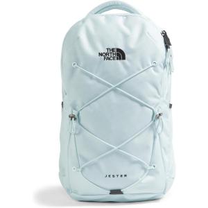 The North Face Women’s Jester Everyday Laptop Backpack | Commuter Travel Bag with Laptop Sleeve, Water-Repellent Finish, Spacious Compartment, Steel Blue, One Size(Ice Blue/Tnf Black)