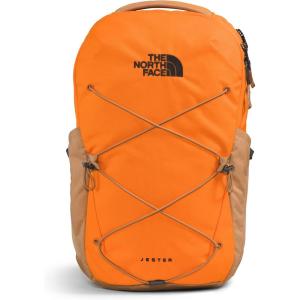 The North Face Women’s Jester Everyday Laptop Backpack | Commuter Travel Bag with Laptop Sleeve, Water-Repellent Finish, Spacious Compartment, Steel Blue, One Size(Mandarin/Almond Butter)
