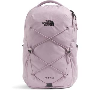 The North Face Women’s Jester Everyday Laptop Backpack | Commuter Travel Bag with Laptop Sleeve, Water-Repellent Finish, Spacious Compartment, Steel Blue, One Size(Ashen Purple/Tnf Black)