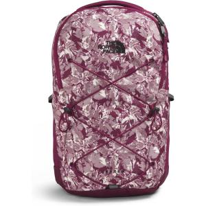 The North Face Women’s Jester Everyday Laptop Backpack | Commuter Travel Bag with Laptop Sleeve, Water-Repellent Finish, Spacious Compartment, Steel Blue, One Size(Boysenberry Coleus Camo Print)