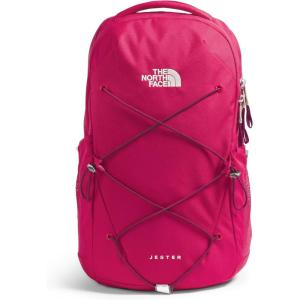The North Face Women’s Jester Everyday Laptop Backpack | Commuter Travel Bag with Laptop Sleeve, Water-Repellent Finish, Spacious Compartment, Steel Blue, One Size(Lali Guran/Rhododendron)
