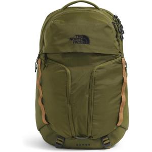 The North Face Women’s Surge Commuter Laptop Backpack | Everyday Travel Bag with 16″ Laptop Sleeve, Water-Repellent Finish, Women-Specific Fit, TNF Black/TNF Black-NPF, One Size(Forest Olive/Utility Brown)