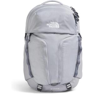 The North Face Women’s Surge Commuter Laptop Backpack | Everyday Travel Bag with 16″ Laptop Sleeve, Water-Repellent Finish, Women-Specific Fit, TNF Black/TNF Black-NPF, One Size(Blue Flax/Twilight Galaxy)