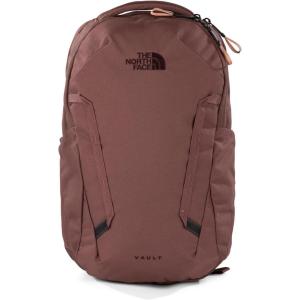 The North Face Women’s Vault Everyday Laptop Backpack | Commuter Travel Bag with Water-Repellent Finish, Spacious Main Compartment, Slate Moss/White Dune, One Size(Marron Purple/Pink Clay)