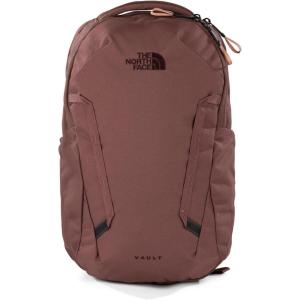 The North Face Women’s Vault Everyday Laptop Backpack | Commuter Travel Bag with Water-Repellent Finish, Spacious Main Compartment, Slate Moss/White Dune, One Size(Marron Purple/Pink Clay- Npf)