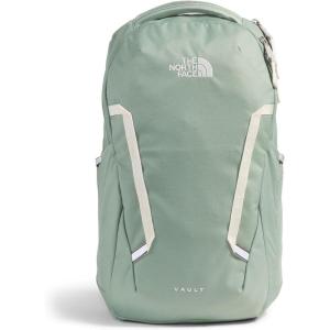 The North Face Women’s Vault Everyday Laptop Backpack | Commuter Travel Bag with Water-Repellent Finish, Spacious Main Compartment, Slate Moss/White Dune, One Size(Slate Moss/White Dune)