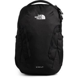 The North Face Women’s Vault Everyday Laptop Backpack | Commuter Travel Bag with Water-Repellent Finish, Spacious Main Compartment, Slate Moss/White Dune, One Size(Tnf Black-npf)