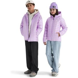 The North Face unisex-child Thermoball Hooded Jacket(Lite Lilac)