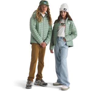 The North Face unisex-child Thermoball Hooded Jacket(Slate Moss)