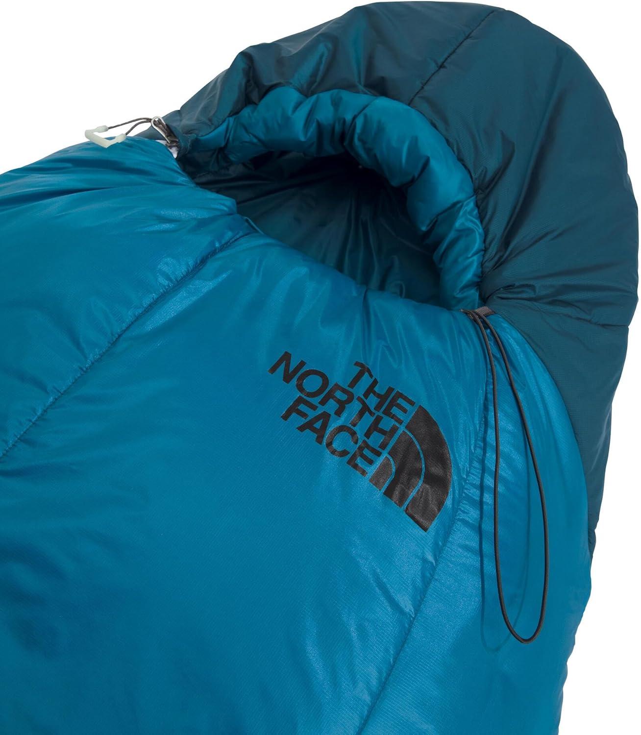 imageTHE NORTH FACE Cats Meow 20F 7C Backpacking Sleeping Bag Water Repellent 23 Zip Opening Includes Stuff SackBanff BlueBanff Blue