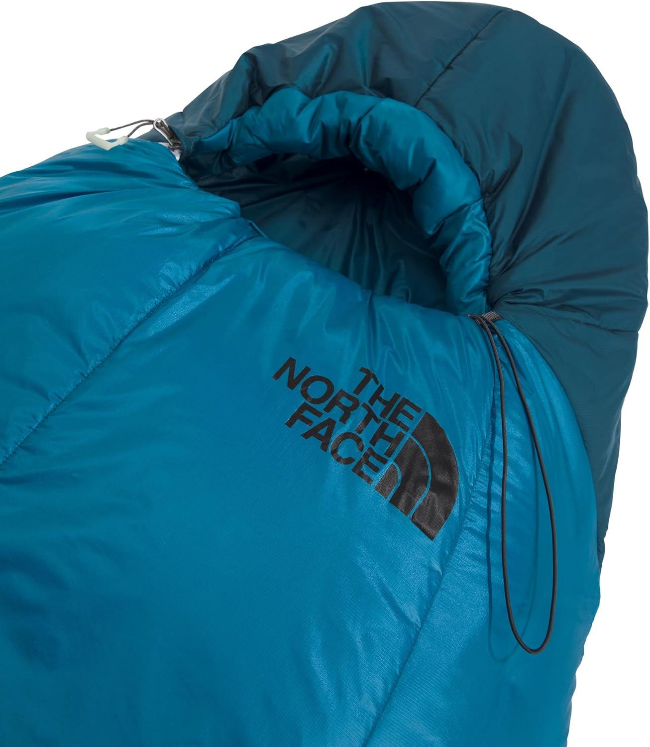 imageTHE NORTH FACE Cats Meow 20F 7C Backpacking Sleeping Bag Water Repellent 23 Zip Opening Includes Stuff SackBanff BlueBanff Blue