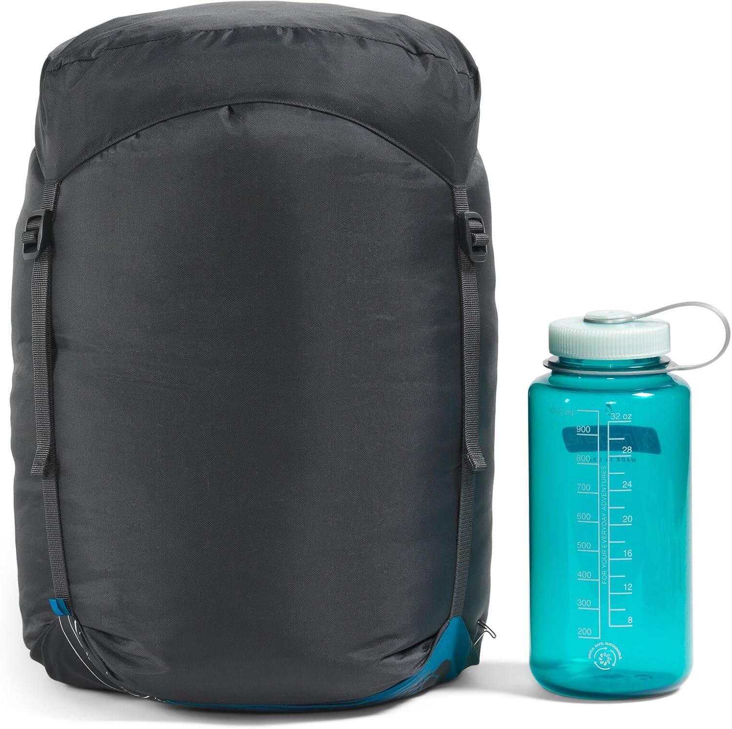 imageTHE NORTH FACE Cats Meow 20F 7C Backpacking Sleeping Bag Water Repellent 23 Zip Opening Includes Stuff SackBanff BlueBanff Blue