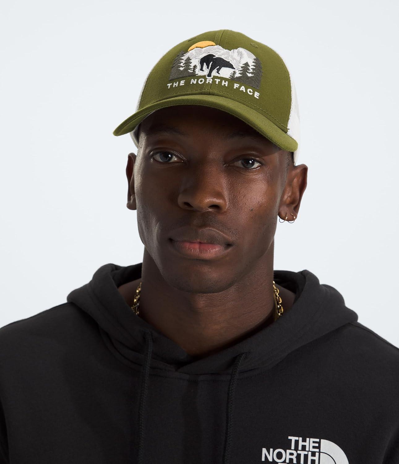 imageTHE NORTH FACE Embroidered Mudder TruckerForest OliveTnf WhiteBear Graphic