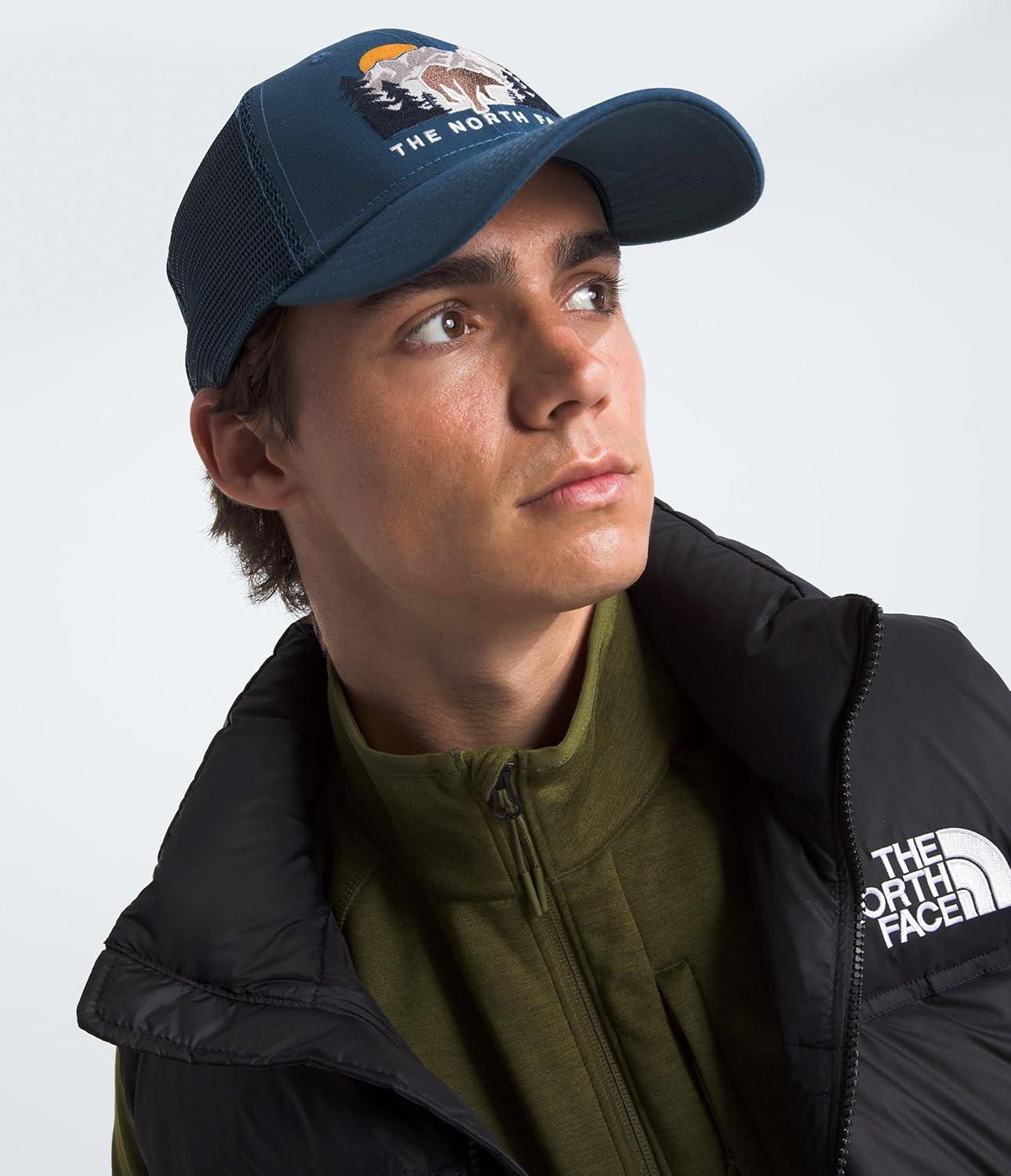 imageTHE NORTH FACE Embroidered Mudder TruckerShady BlueBear Graphic