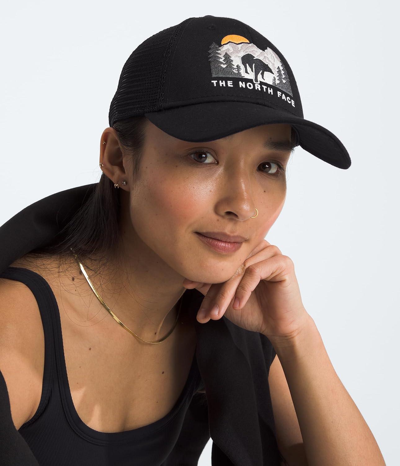 imageTHE NORTH FACE Embroidered Mudder TruckerTnf BlackTnf BlackBear Graphic