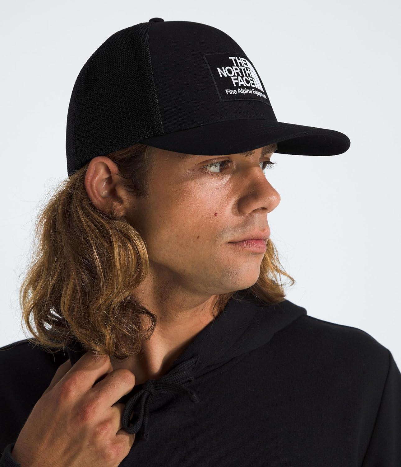 imageTHE NORTH FACE Fitted Truckee Trucker Baseball Style Cap for Men ampamp Women Casual Hat for Golf Cycling ampamp Everyday WearTnf Black