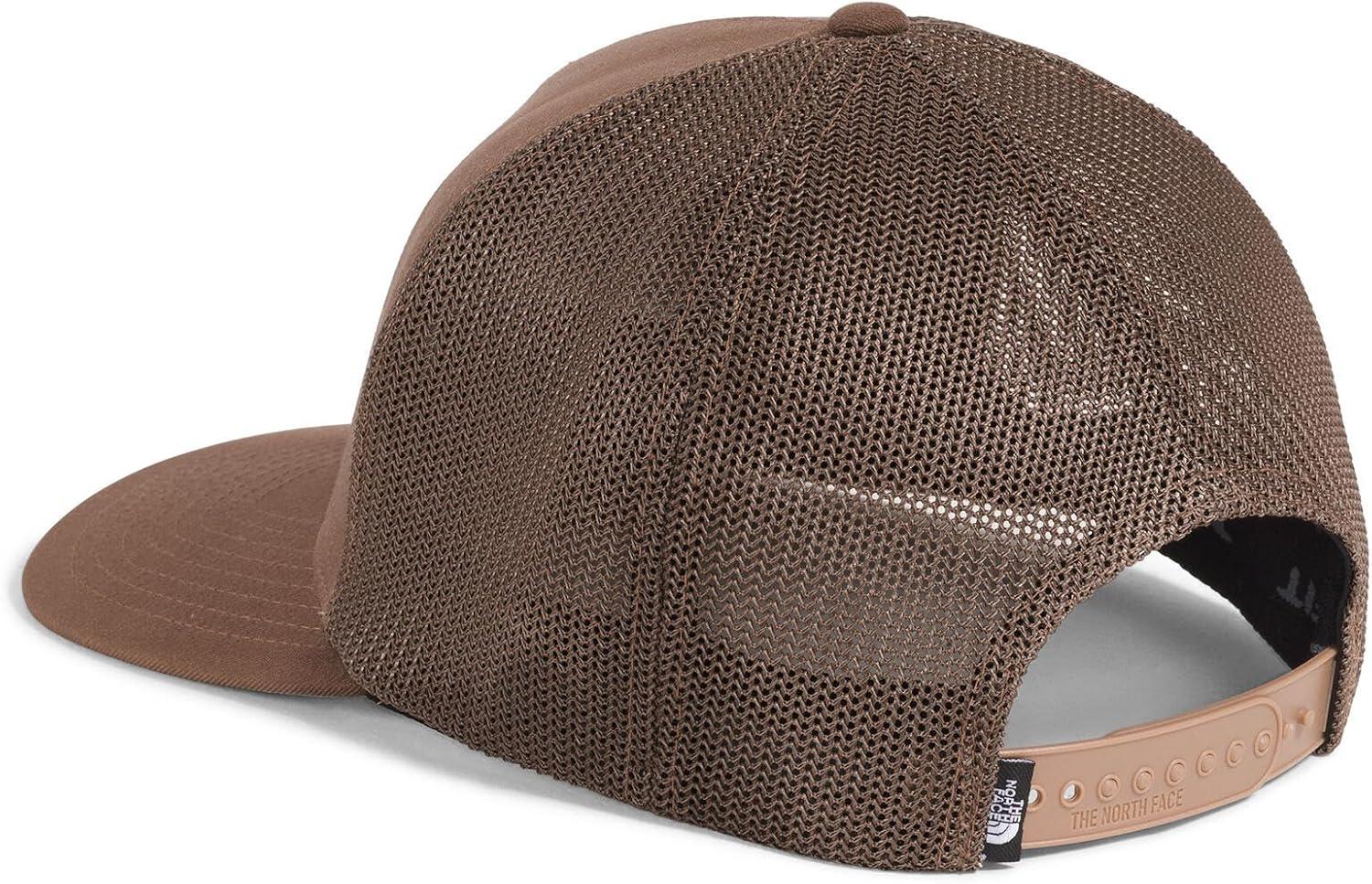 imageTHE NORTH FACE Keep It Patched Trucker Deep Fit Snapback Hat for Men ampamp Women With Breathable Mesh PanelsLatteSmokey Brown