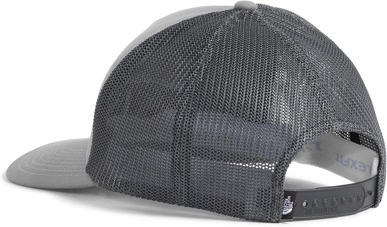 imageTHE NORTH FACE Keep It Patched Trucker Deep Fit Snapback Hat for Men ampamp Women With Breathable Mesh PanelsTnf Light Grey HeatherTnf White