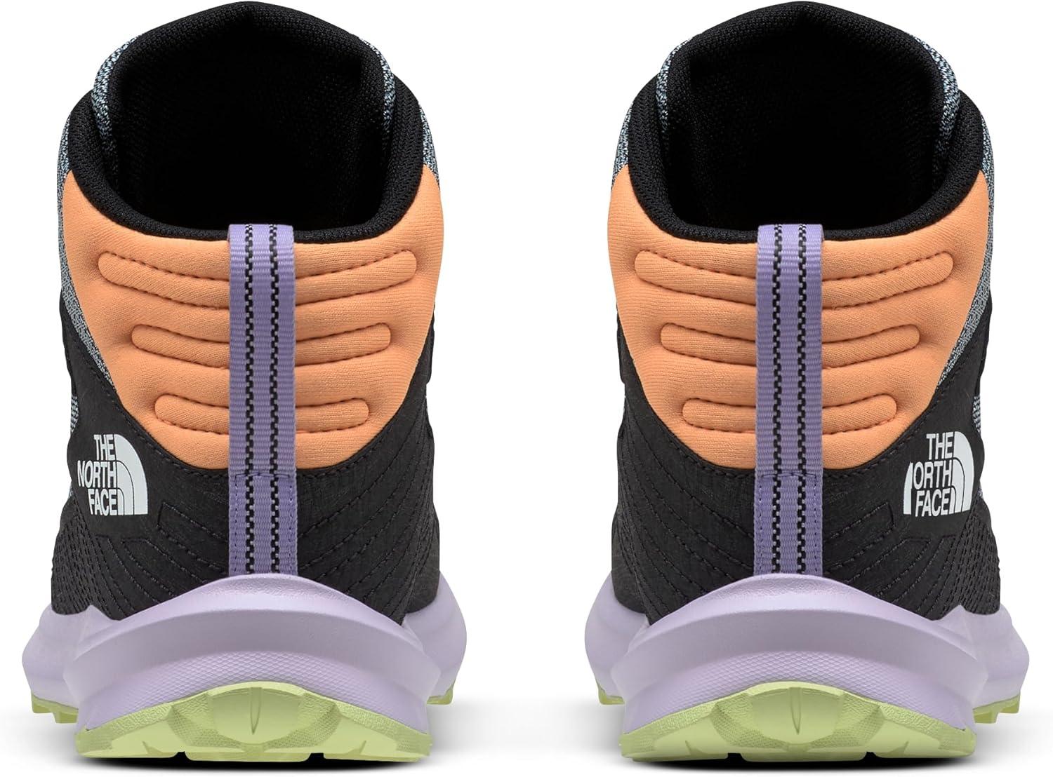 imageTHE NORTH FACE Kids Fastpack Hiker Mid Waterproof Shoe Rockered Eva Midsole Grippy Rubber OutsoleKhaki StoneGeyser Aqua