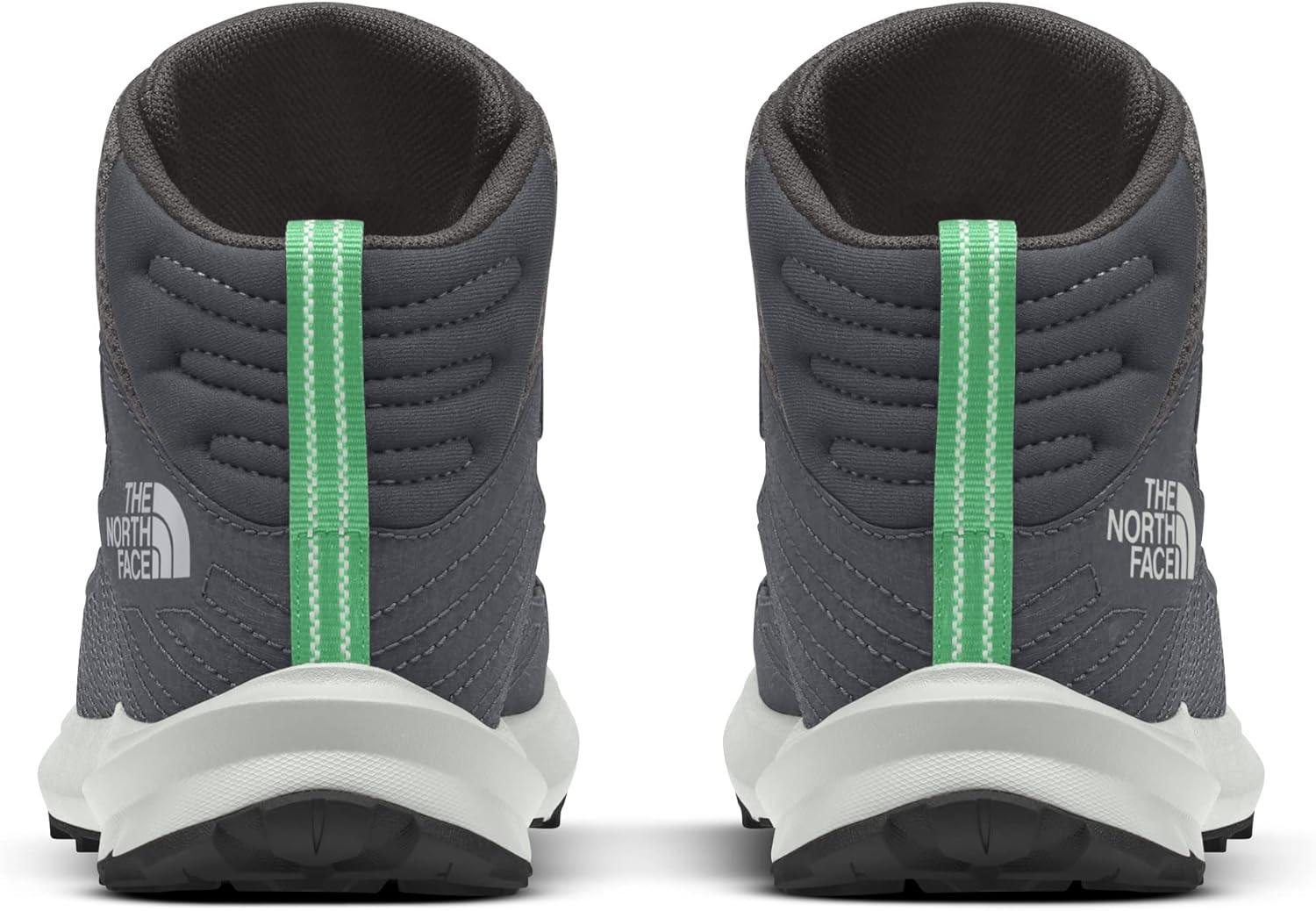 imageTHE NORTH FACE Kids Fastpack Hiker Mid Waterproof Shoe Rockered Eva Midsole Grippy Rubber OutsoleVanadis GreyTin Grey