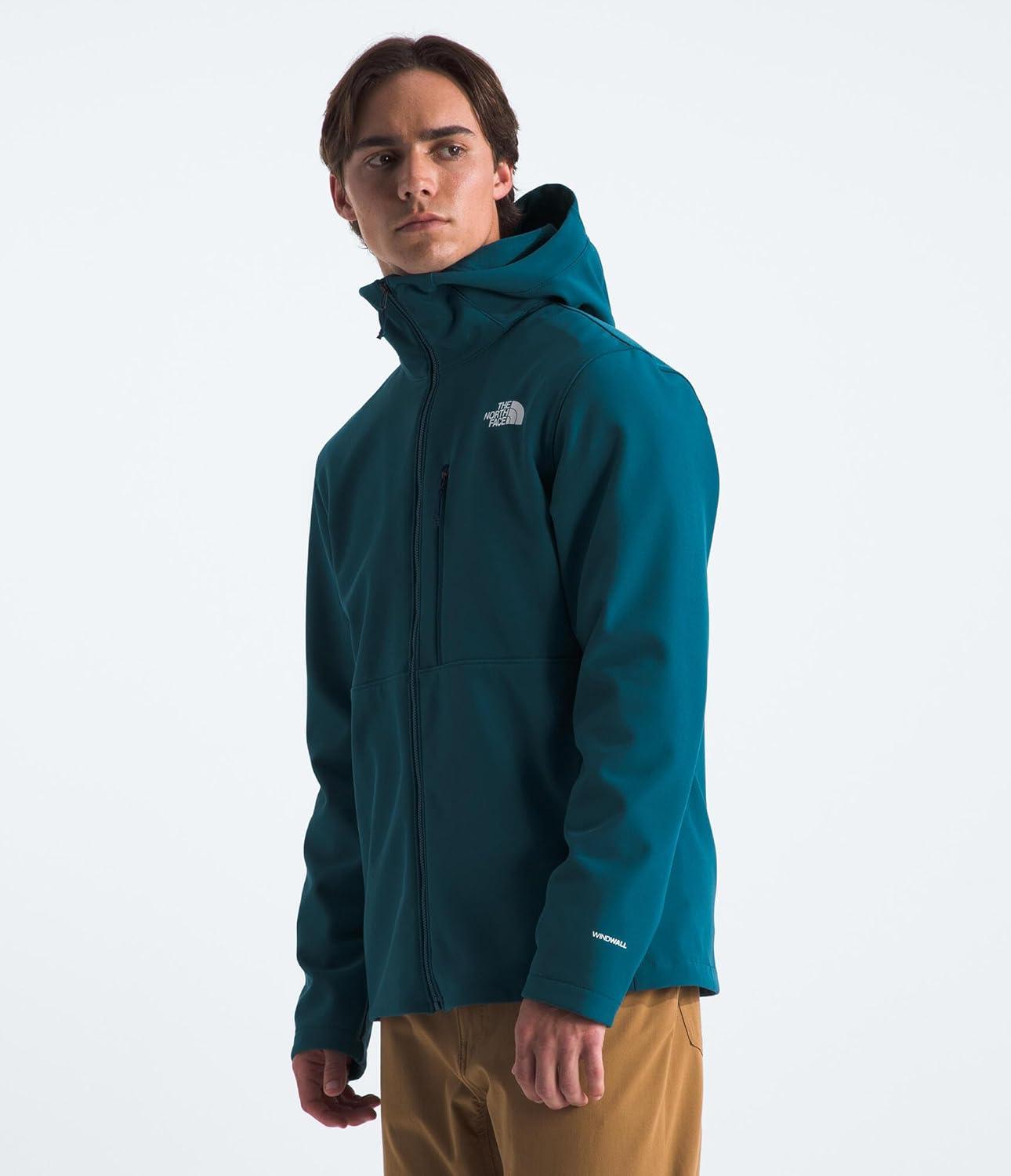 imageTHE NORTH FACE Mens Apex Bionic 3 DWR Softshell Hooded Jacket PFAS FreeMidnight Petrol