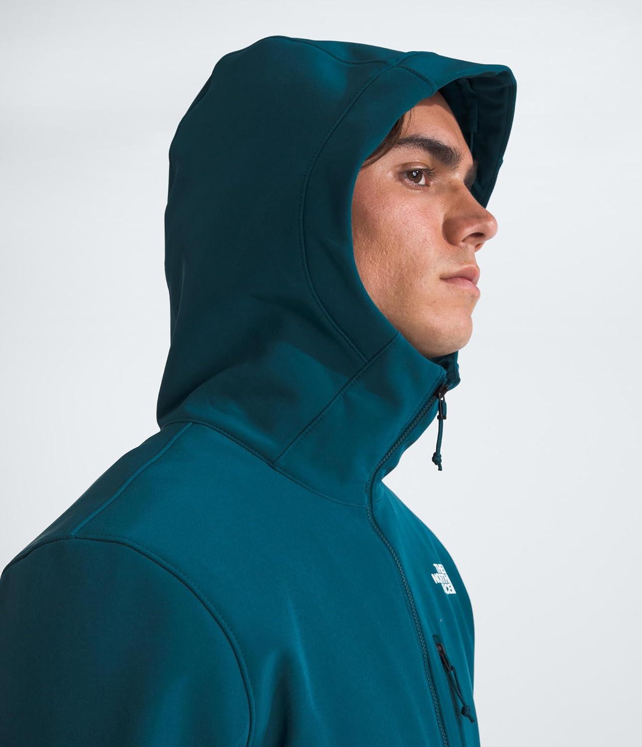 imageTHE NORTH FACE Mens Apex Bionic 3 DWR Softshell Hooded Jacket PFAS FreeMidnight Petrol