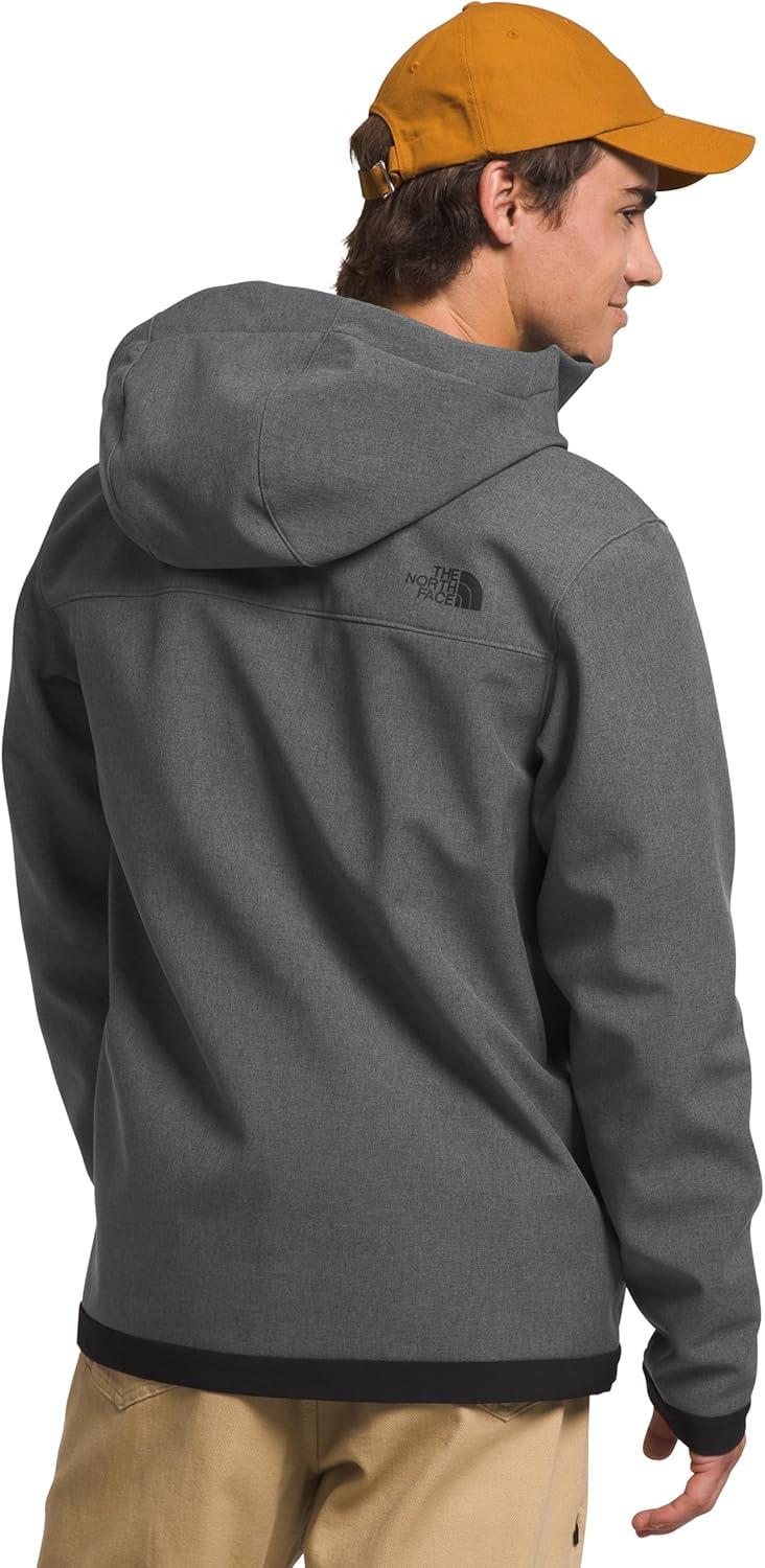 imageTHE NORTH FACE Mens Apex Bionic 3 DWR Softshell Hooded Jacket PFAS FreeTnf Dark Grey Heathernpf