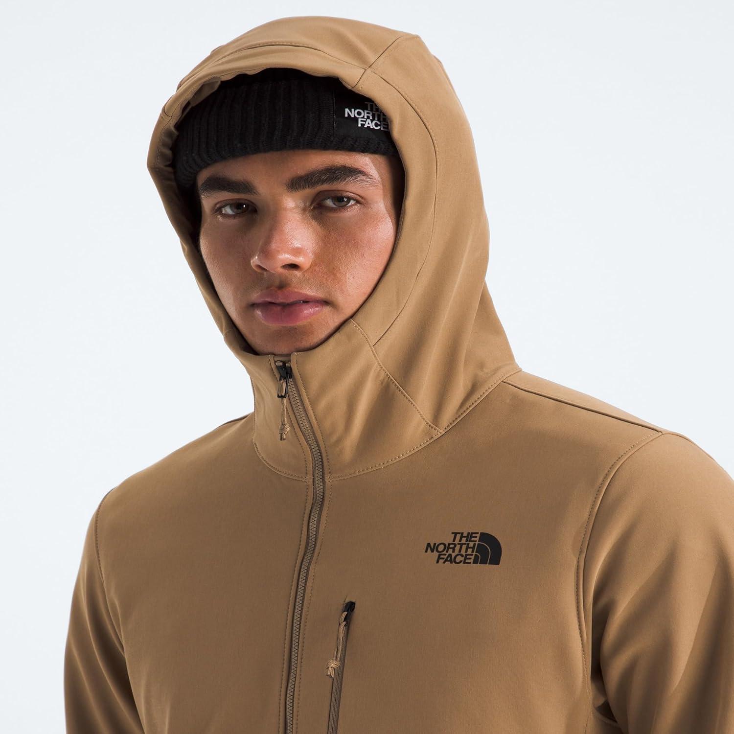 imageTHE NORTH FACE Mens Apex Bionic 3 DWR Softshell Hooded Jacket PFAS FreeUtility Brown