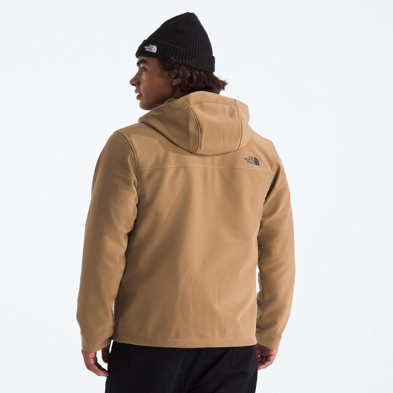 imageTHE NORTH FACE Mens Apex Bionic 3 DWR Softshell Hooded Jacket PFAS FreeUtility Brown