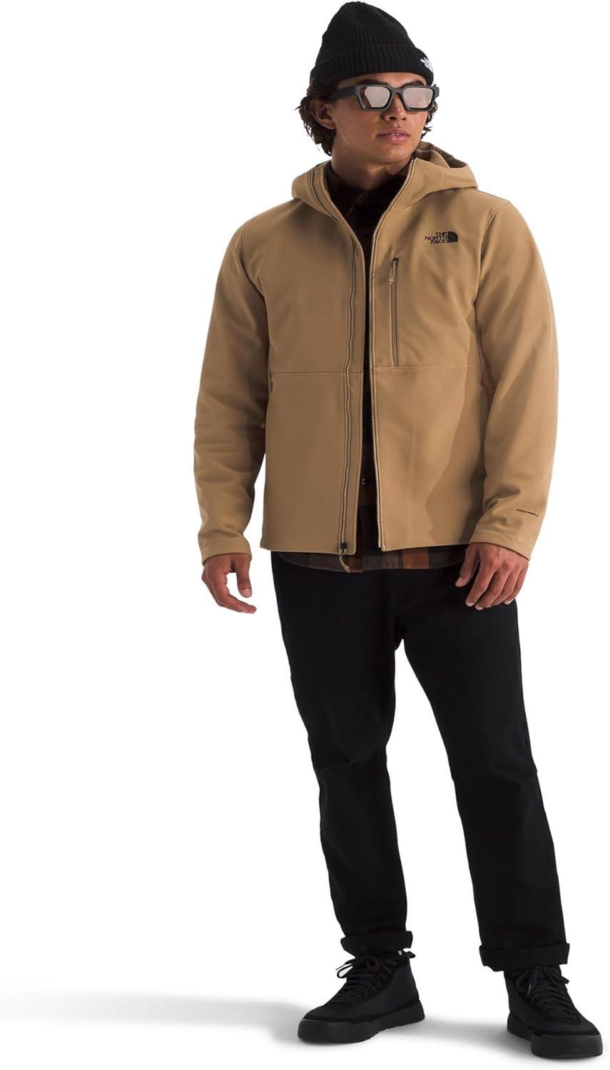 imageTHE NORTH FACE Mens Apex Bionic 3 DWR Softshell Hooded Jacket PFAS FreeUtility Brown