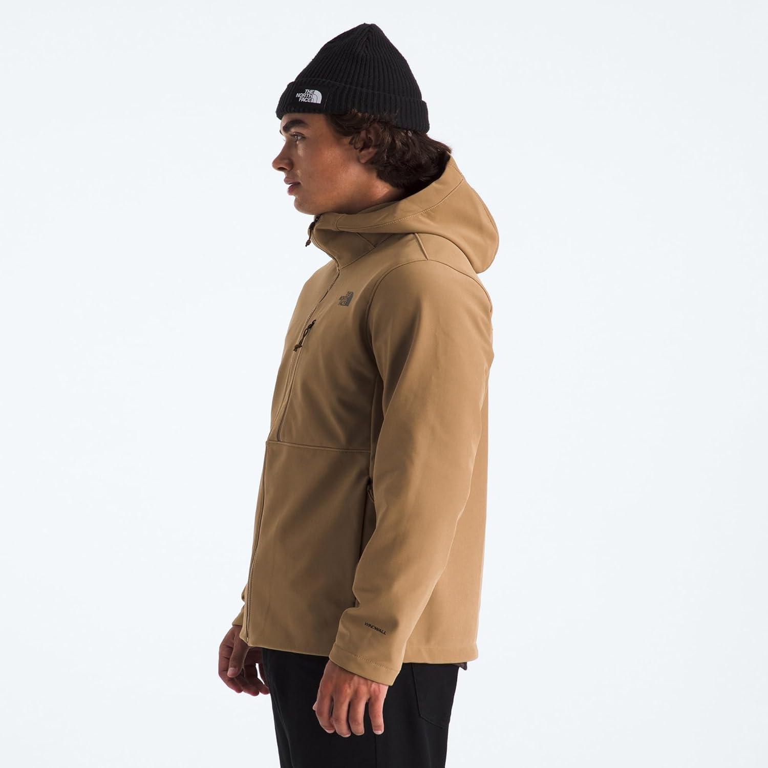 imageTHE NORTH FACE Mens Apex Bionic 3 DWR Softshell Hooded Jacket PFAS FreeUtility Brown