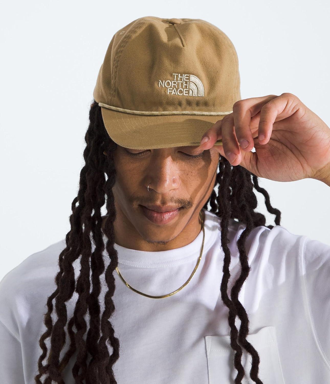 imageTHE NORTH FACE Norm 5Panel Hat Classic Fit Ball Cap for Men ampamp Women with Cotton CordKhaki StoneGravel