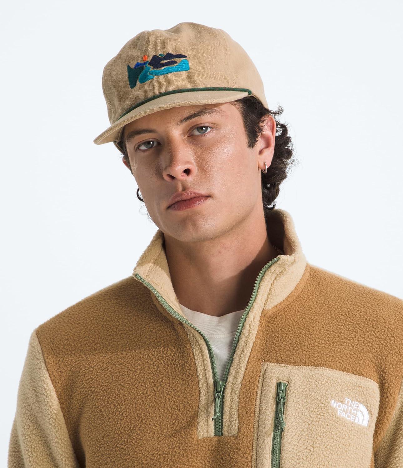 imageTHE NORTH FACE Norm 5Panel Hat Classic Fit Ball Cap for Men ampamp Women with Cotton CordKhaki StoneRolling Hills Graphic