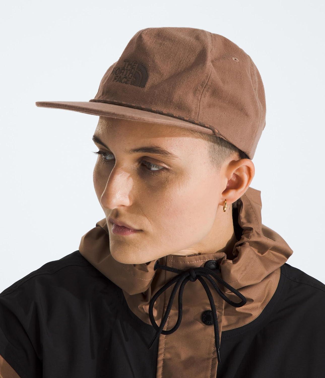 imageTHE NORTH FACE Norm 5Panel Hat Classic Fit Ball Cap for Men ampamp Women with Cotton CordLatteSmokey Brown