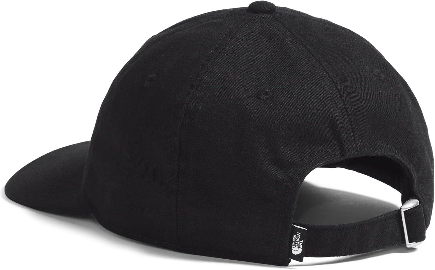 imageTHE NORTH FACE Roomy Norm Hat Classic Fit Ball Cap for Men ampamp Women Embroidered Logo Adjustable Strap ampamp Silver BuckleTnf BlackWashedHorizontal Logo