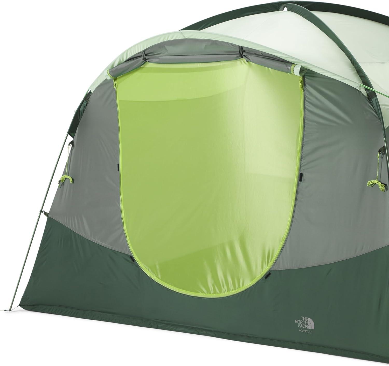 imageTHE NORTH FACE Sequoia Tent Waterproof Camping Tent Spacious ampamp Easy to Set Up Front ampamp Back Zipper Doors Side WindowsAgave GreenGranny Smith