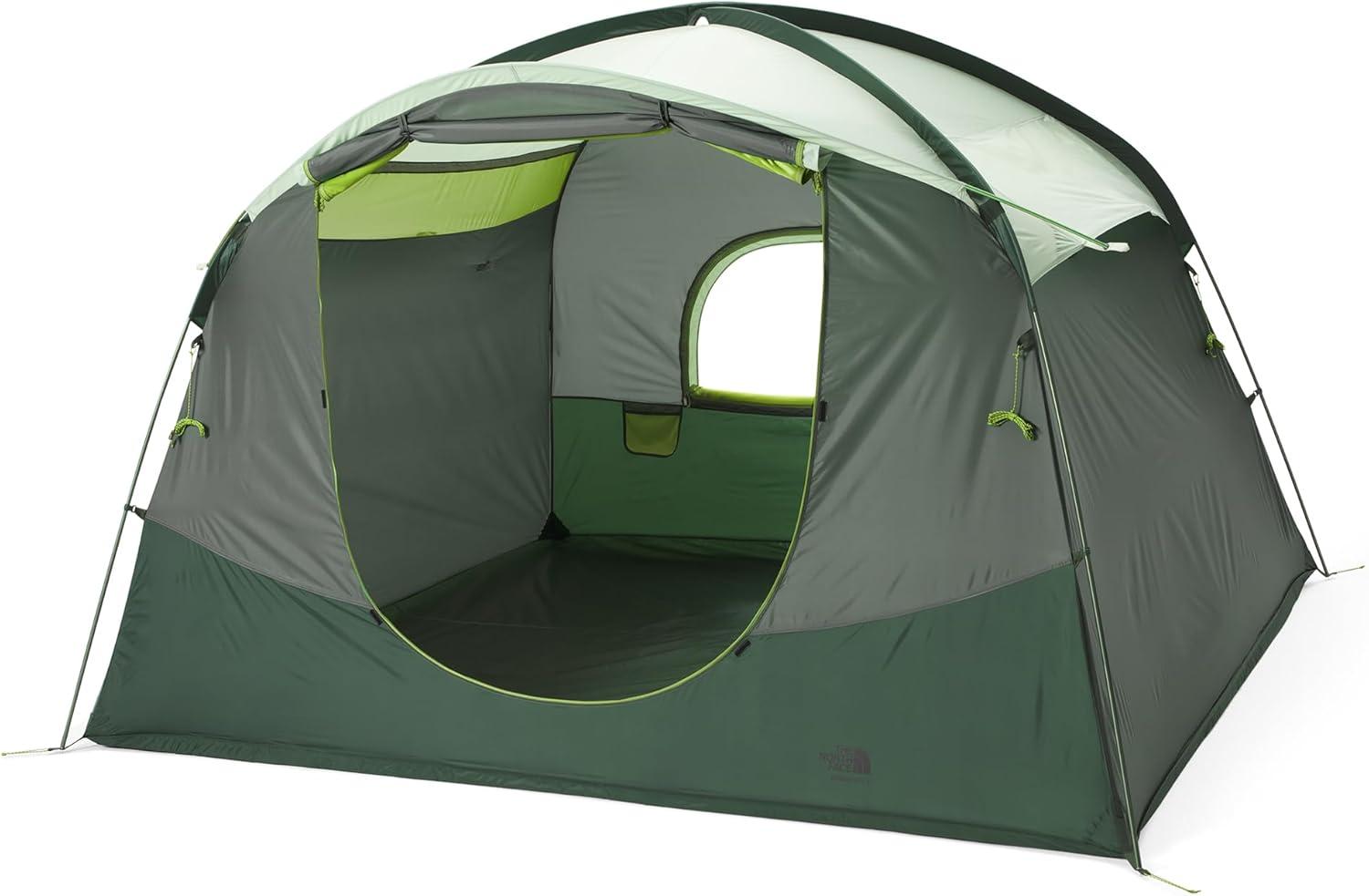imageTHE NORTH FACE Sequoia Tent Waterproof Camping Tent Spacious ampamp Easy to Set Up Front ampamp Back Zipper Doors Side WindowsAgave GreenGranny Smith